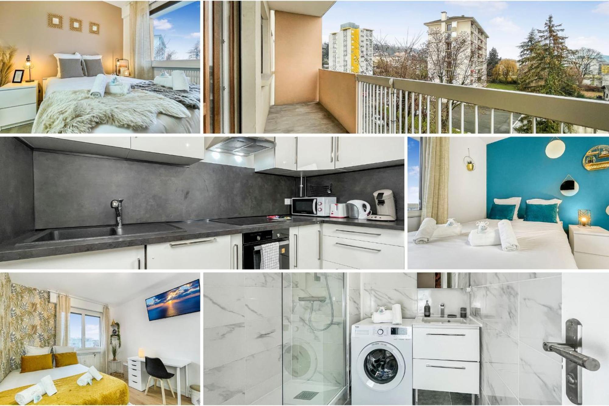 Homey La Coloc Mugi - Colocation Haut De Gamme - Chambres Privees - Balcon - Wifi Et Netflix - Proche Transports Commun Анмас Екстериор снимка